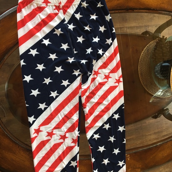 Simplicity American Flag Leggings - Picture 1 of 1